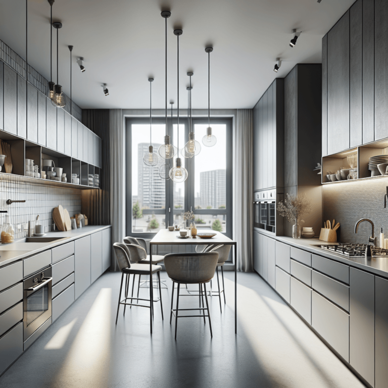 anthrazitfarbene Barrierefreie Küche-Dortmund