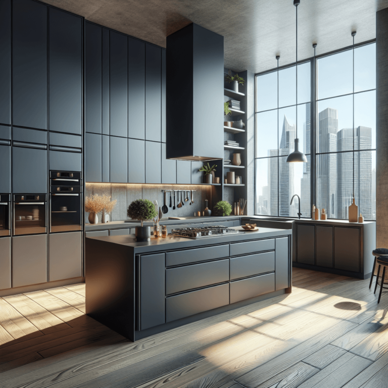 anthrazitfarbene Einbauküche-Dortmund