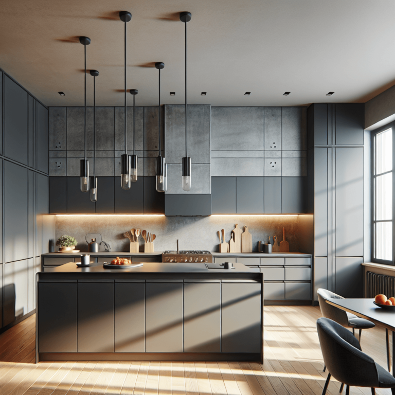 anthrazitfarbene Modulare Küche-Dortmund