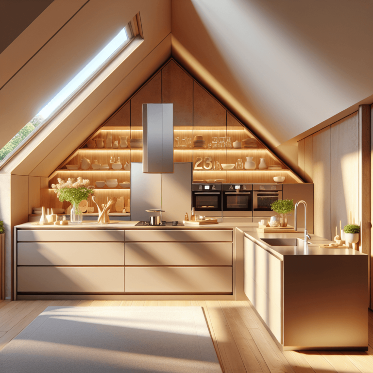 beige Küche für Dachschräge-Dortmund