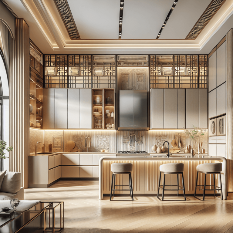 beige Küche im asiatischen Stil-Dortmund