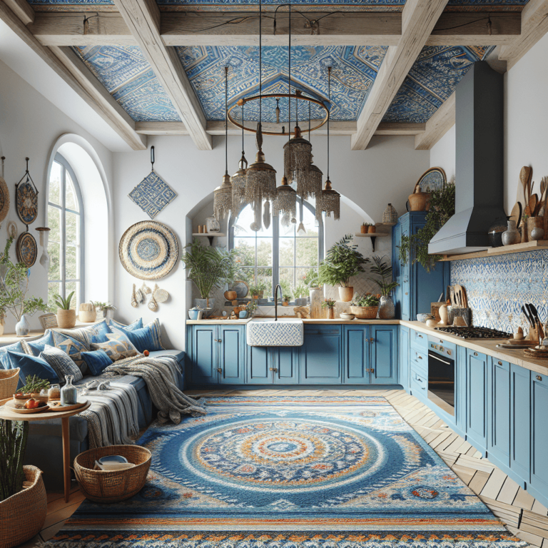 blaue Boho Style Küche-Dortmund