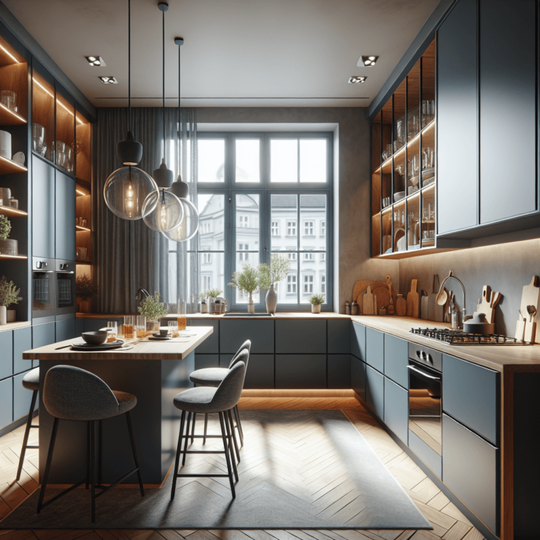 blaugraue Eck-Küche-Dortmund