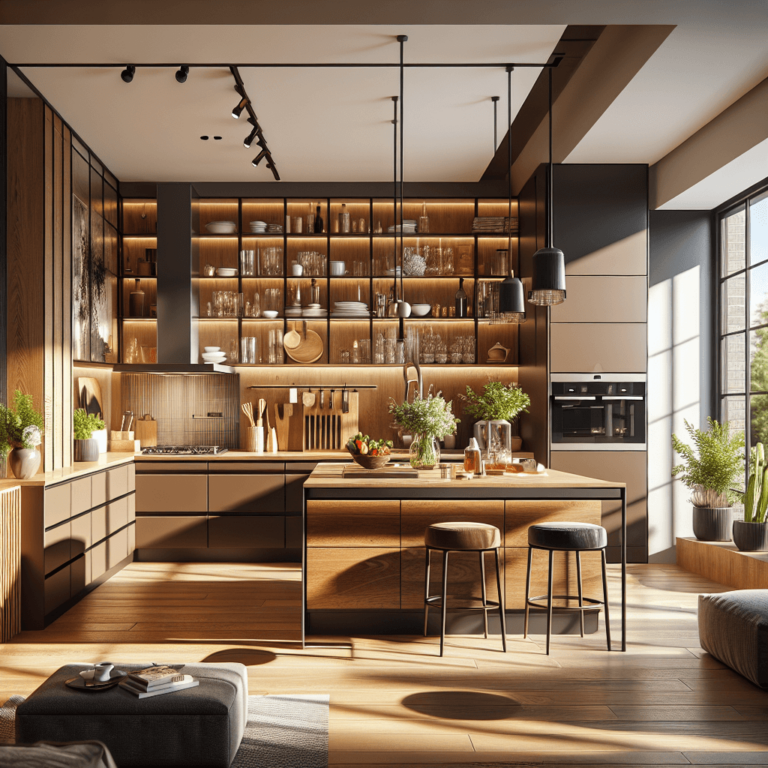 braune Freistehende Küche-Dortmund