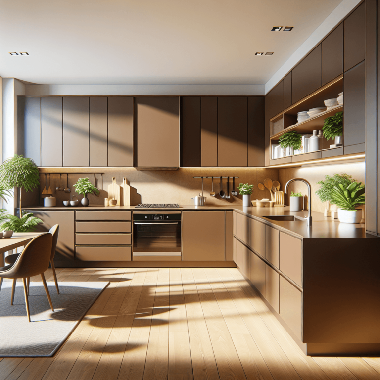 braune Küche in L-Form-Dortmund