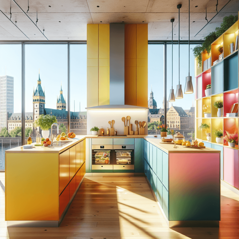 bunte Design Küche-Dortmund