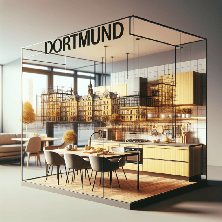 bunte Freistehende Küche-Dortmund