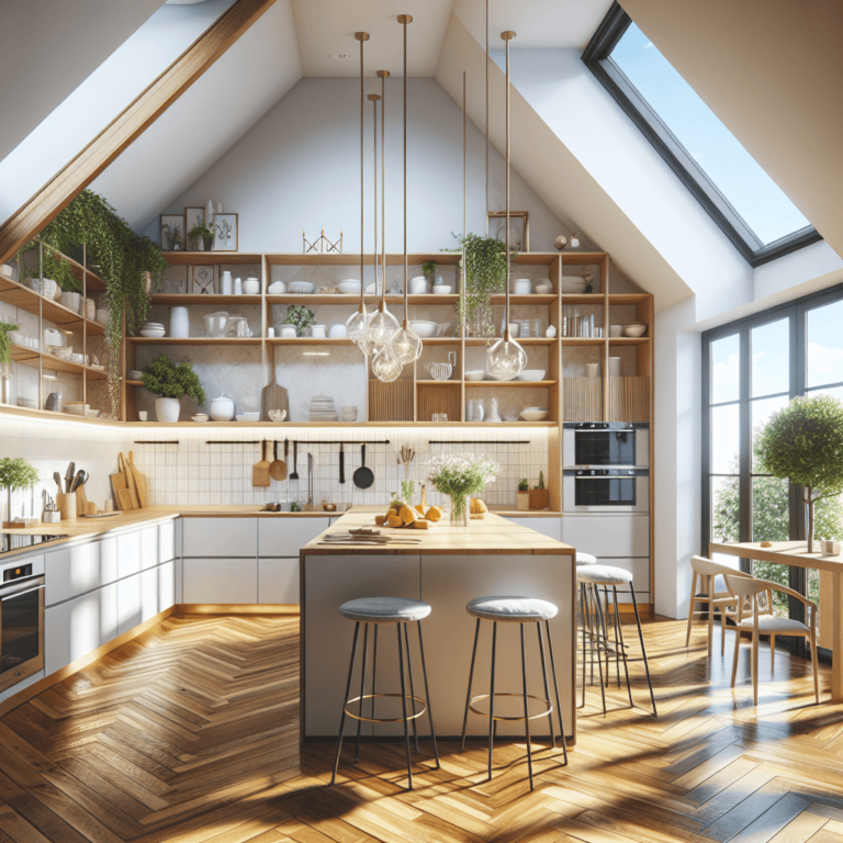 bunte Küche für Dachschräge-Dortmund