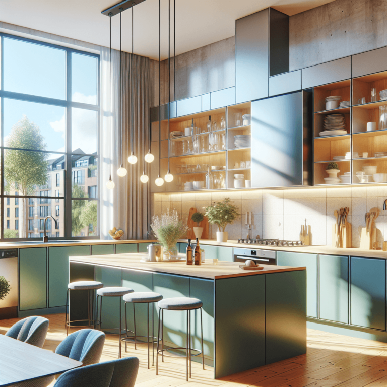 bunte Küche in L-Form-Dortmund