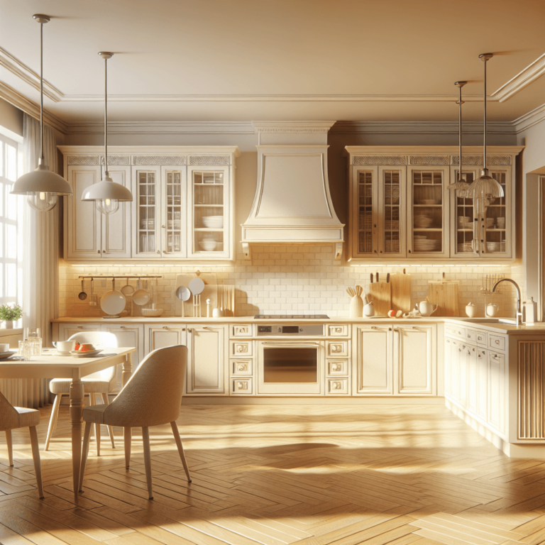 cremefarbene Amerikanische Küche-Dortmund