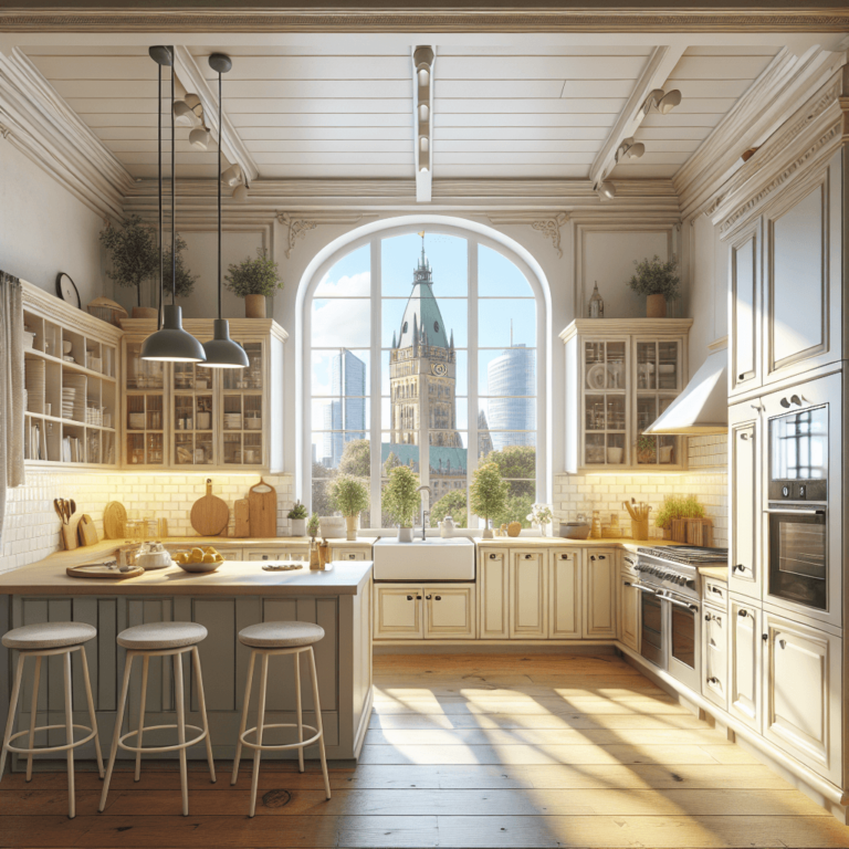 cremefarbene Küche im Bauernhausstil-Dortmund