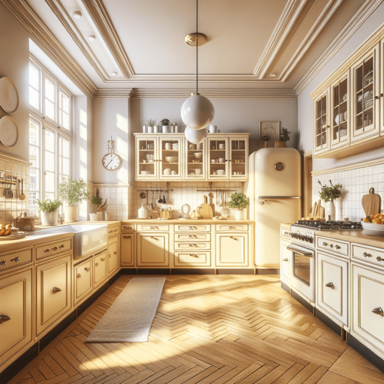 cremefarbene Retro Küche-Dortmund