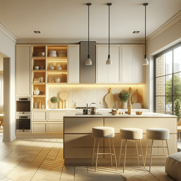 cremefarbene mehrzeilige Küche-Dortmund