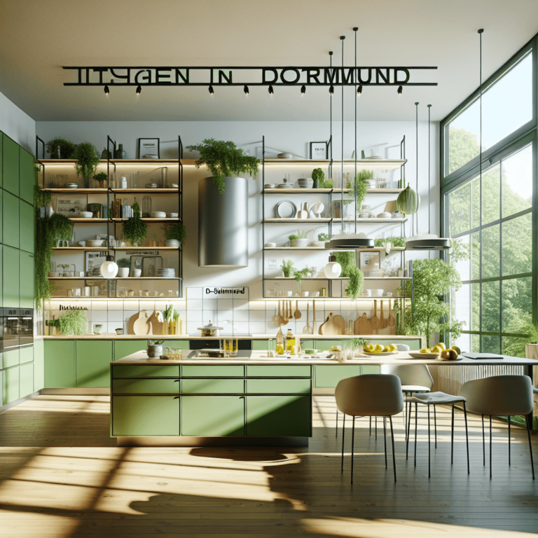 grüne Design Küche-Dortmund