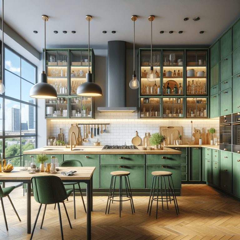 grüne Industrielle Küche-Dortmund