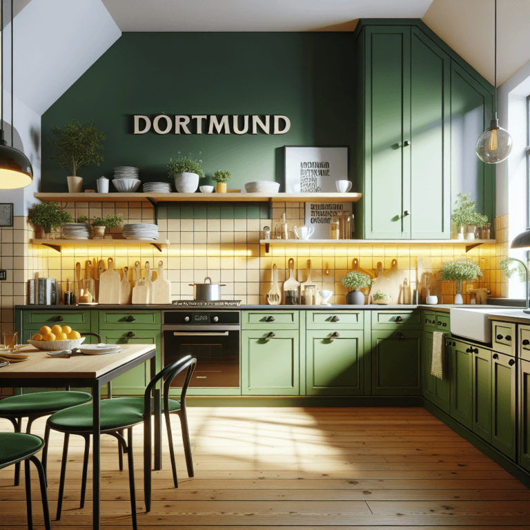 grüne Retro Küche-Dortmund