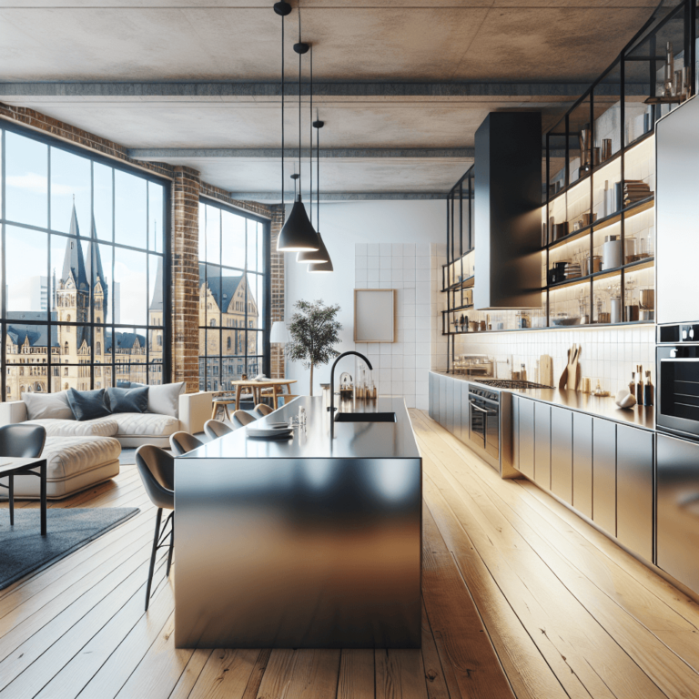 hochglanz Küche im Loftstil-Dortmund