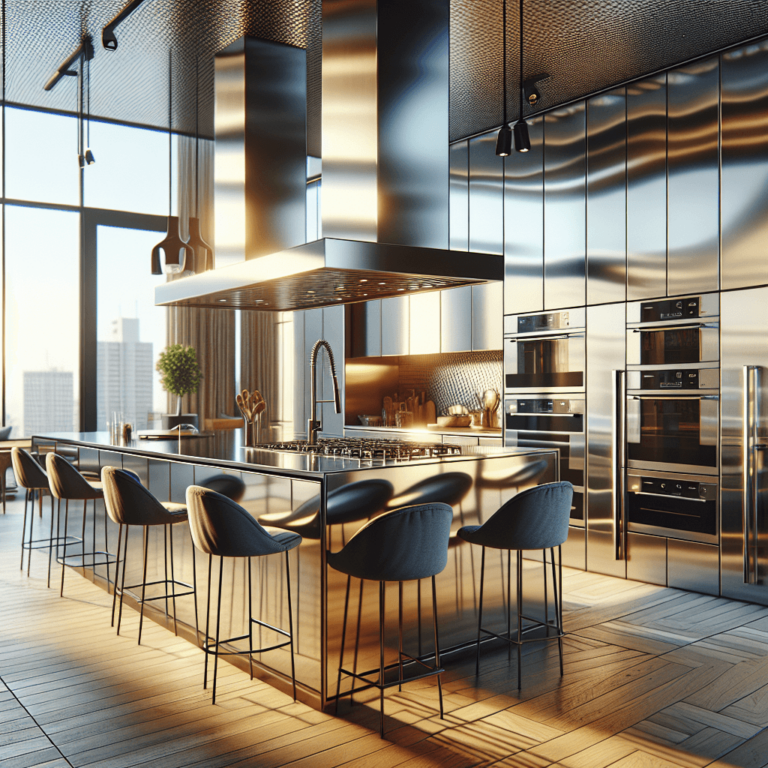 hochglanz Küche mit Stahlakzenten-Dortmund