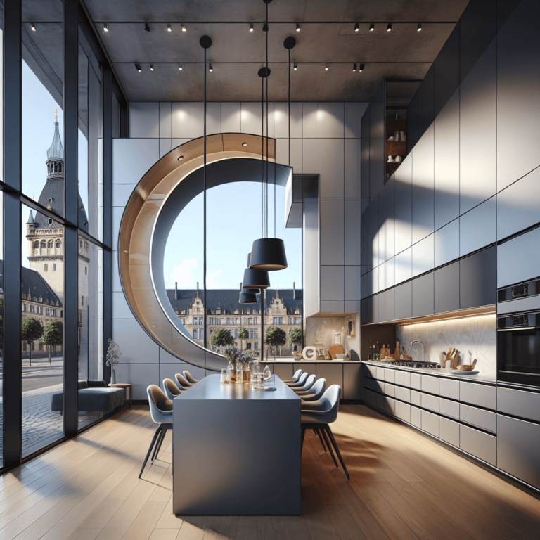 matte Küche in G-Form-Dortmund