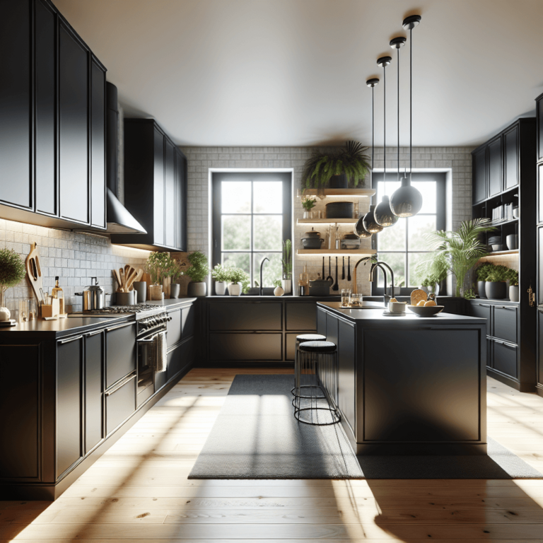 schwarze Barrierefreie Küche-Dortmund