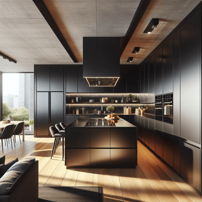 schwarze Design Küche-Dortmund