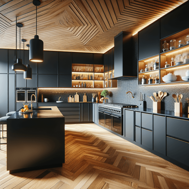 schwarze Komplett Küche-Dortmund