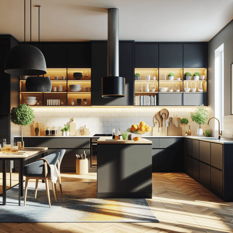 schwarze Singleküche-Dortmund