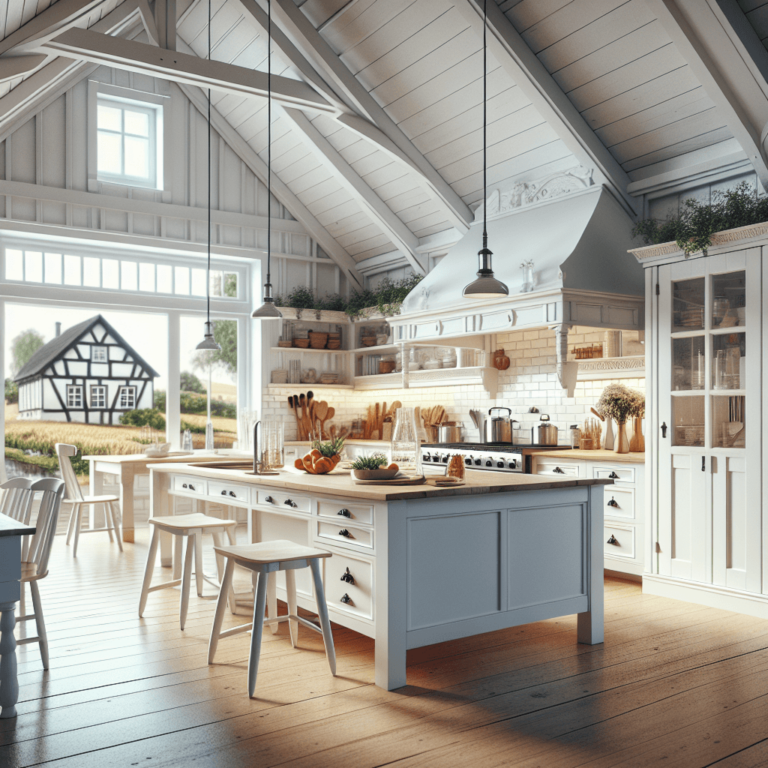 weiße Küche im Bauernhausstil-Dortmund