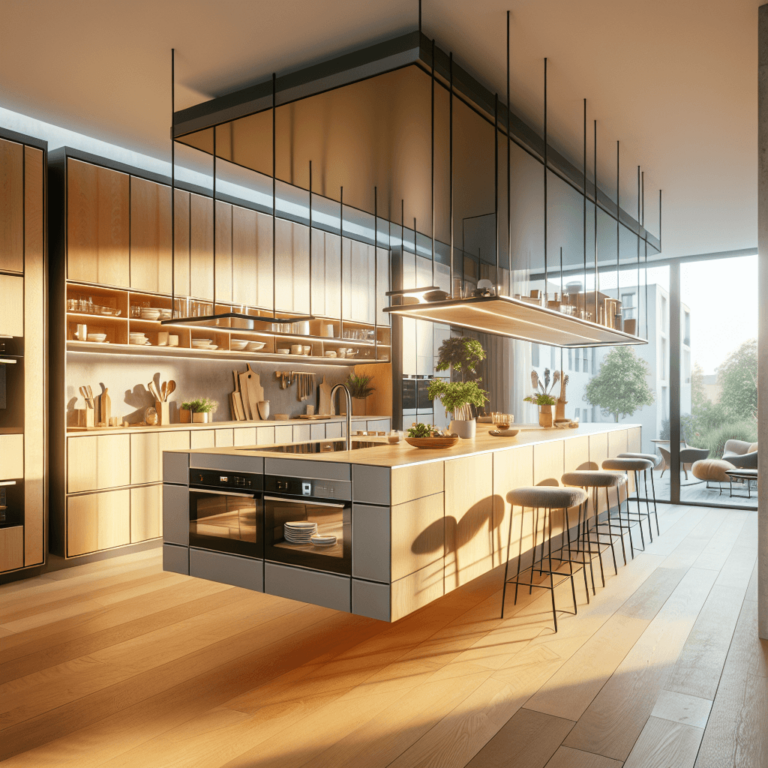 weiße Schwebende Küche-Dortmund